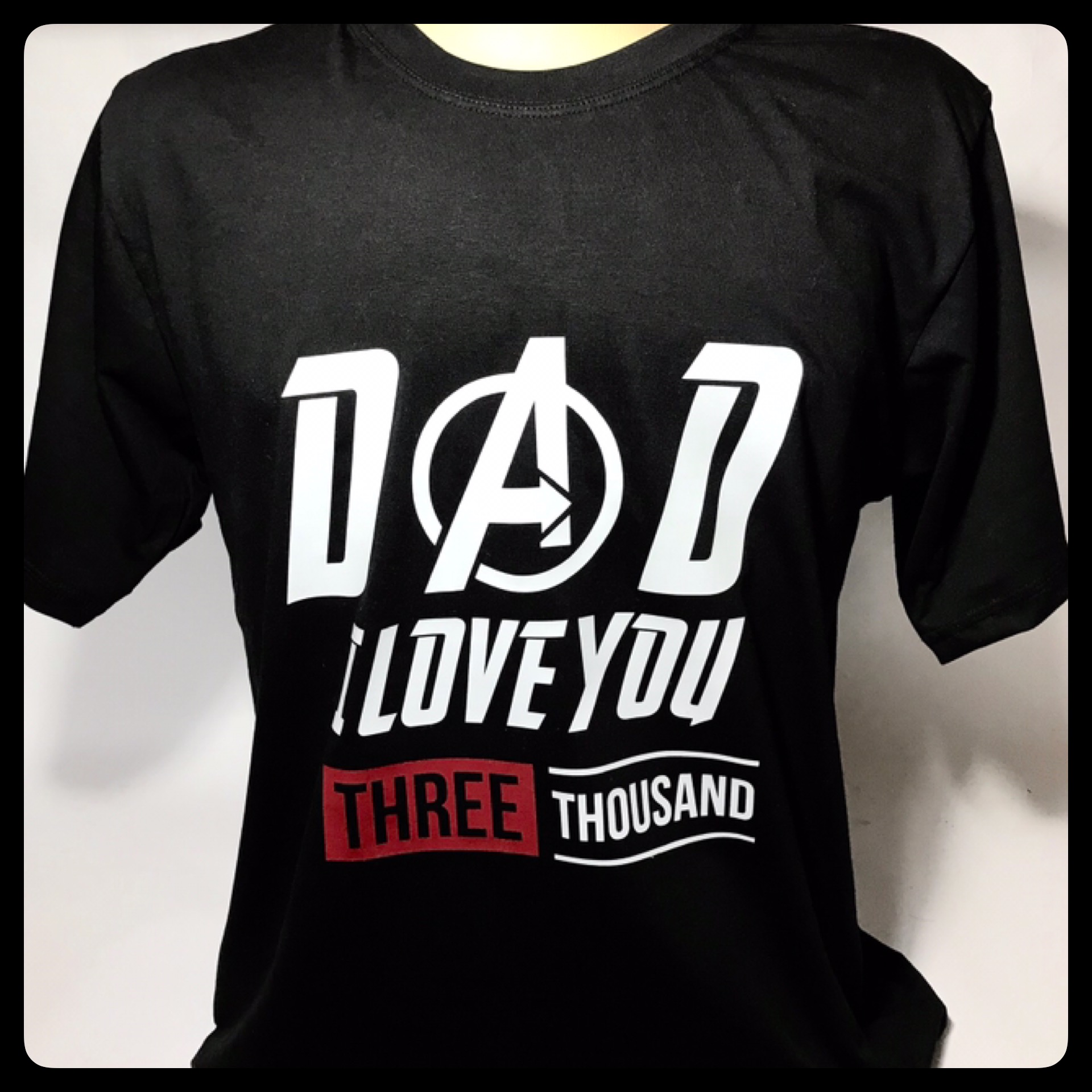 Camiseta personalizada Dad I love you 3000